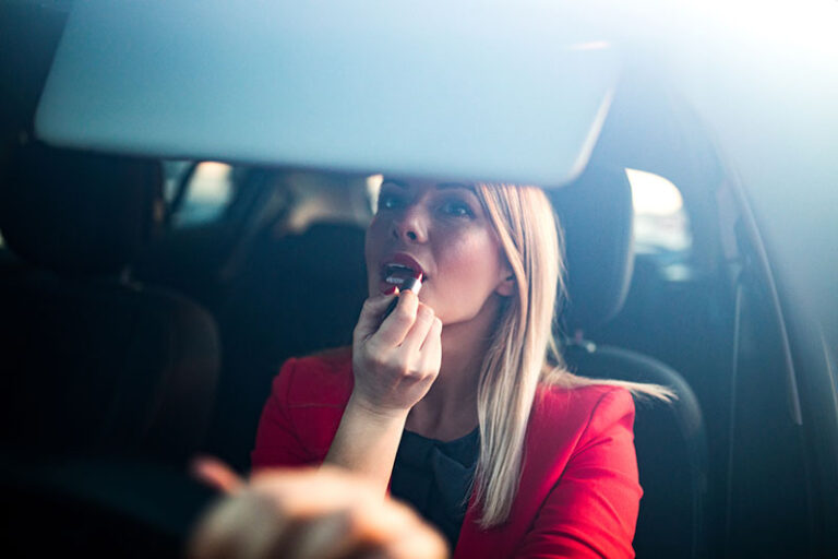 Grooming While Driving