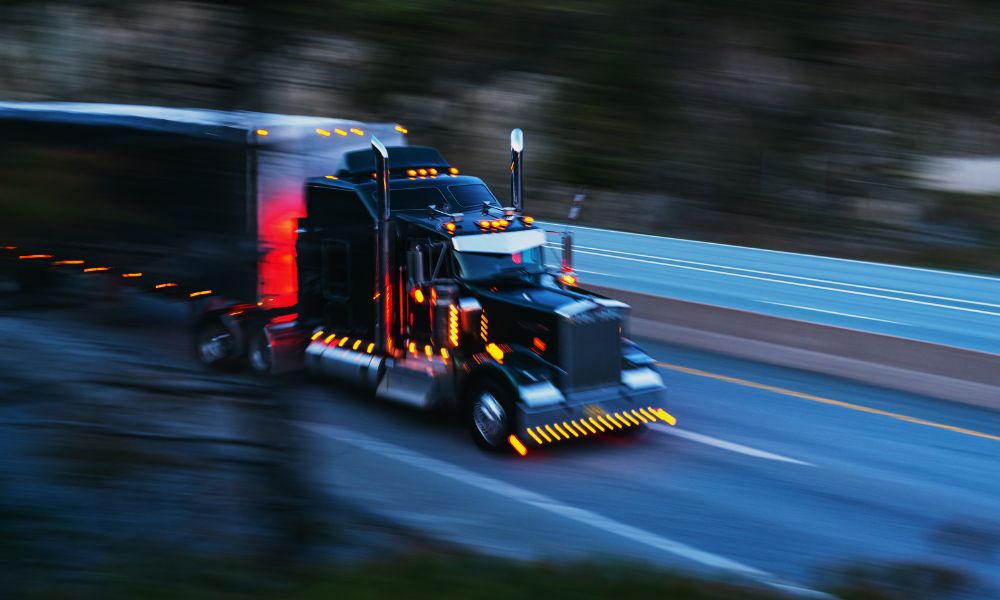 speeding semi truck before incident requiring truck accident lawyer
