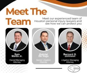 Maida Law Firm, Sam Maida, Gabriel De Vega, Bernard G Johnson, Personal injury Lawyers