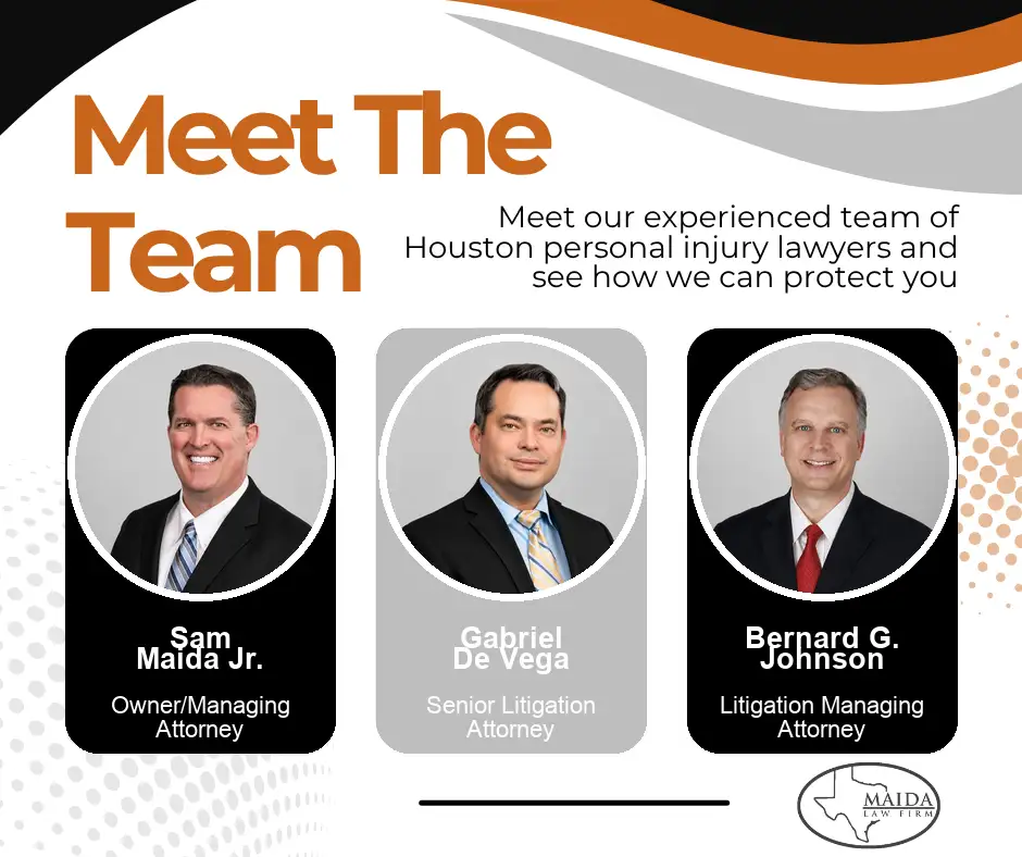 Maida Law Firm, Sam Maida, Gabriel De Vega, Bernard G Johnson, Personal injury Lawyers